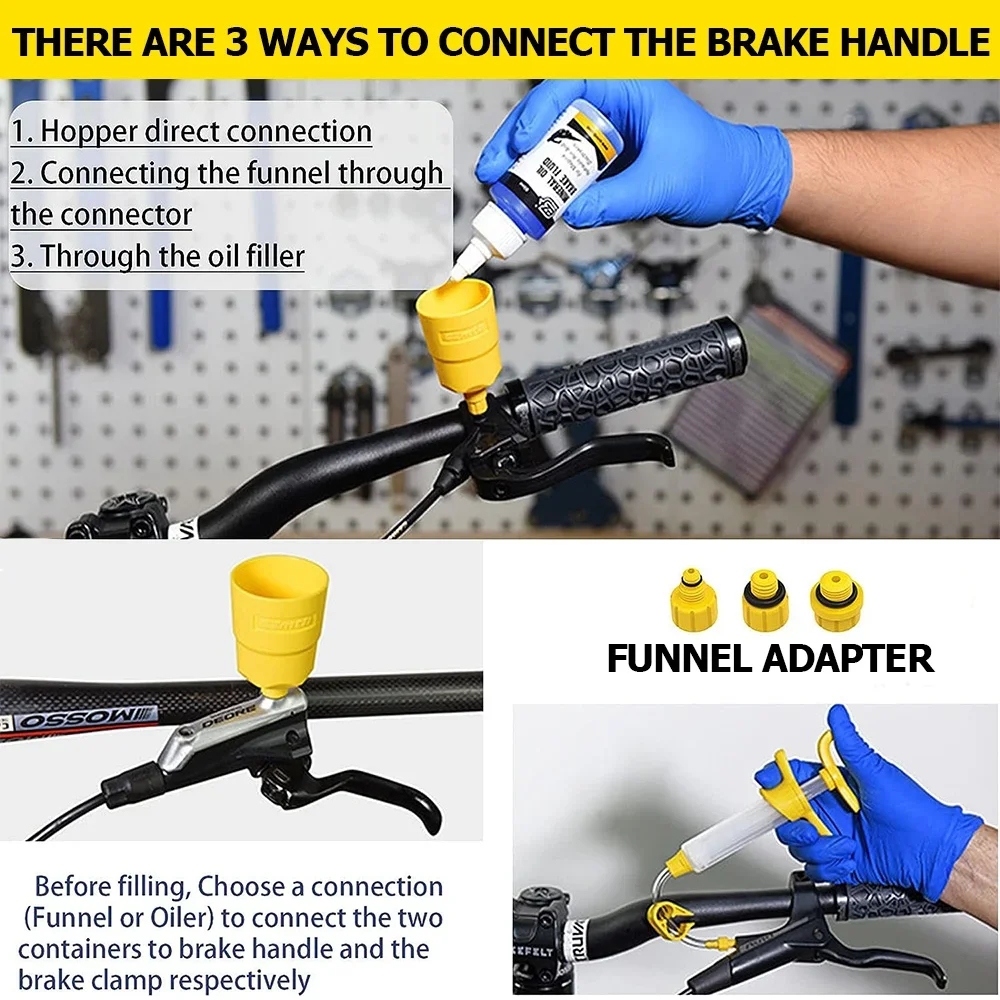 Óleo mineral de freio de bicic - Brake Bleeder Kit avaliação e preço