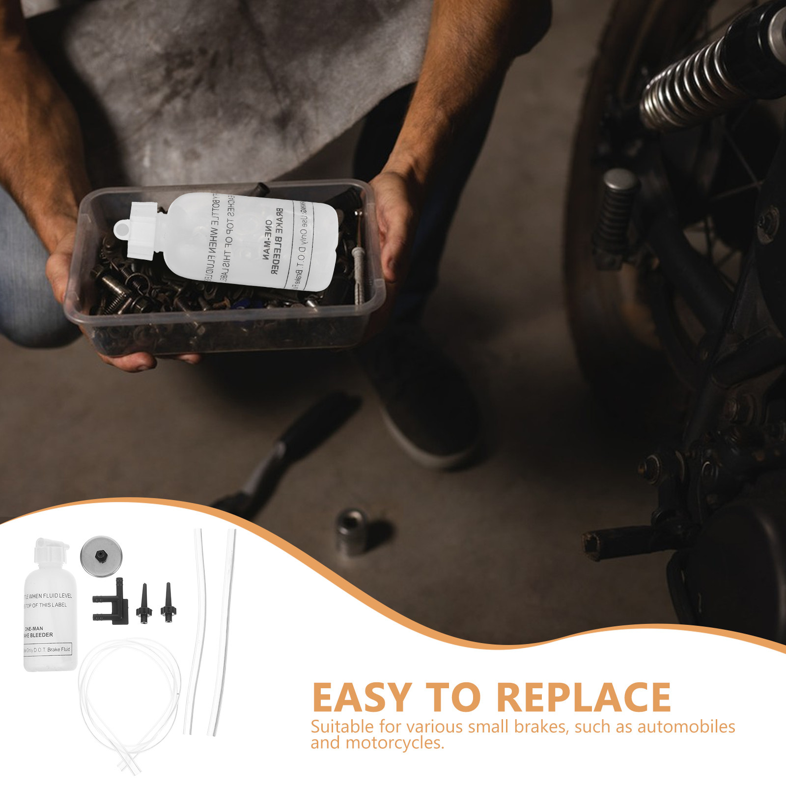 1 Conjunto Universal de Garraf - Brake Bleeder Kit avaliação e preço