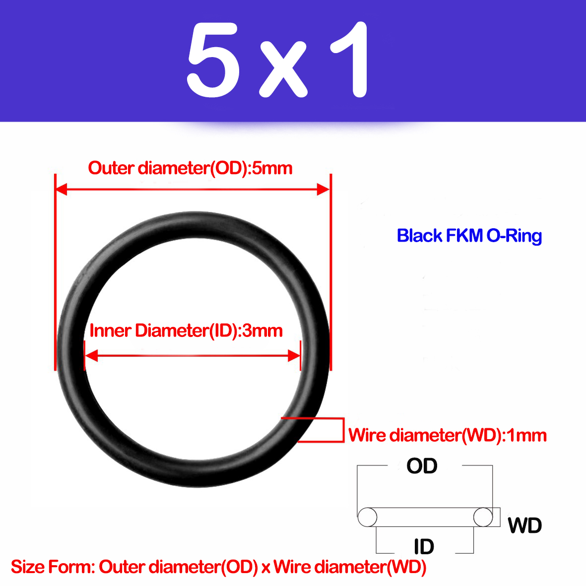 Wd cs 1/1.2/1.5mm, nbr o anel  - Auto Repair Cs avaliação e preço
